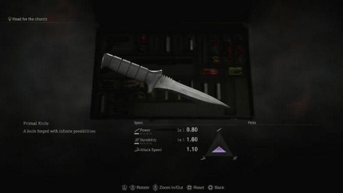 5 peggiori armi resident evil coltello