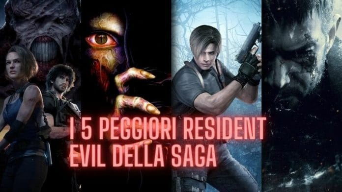 i 5 peggiori resident evil della saga