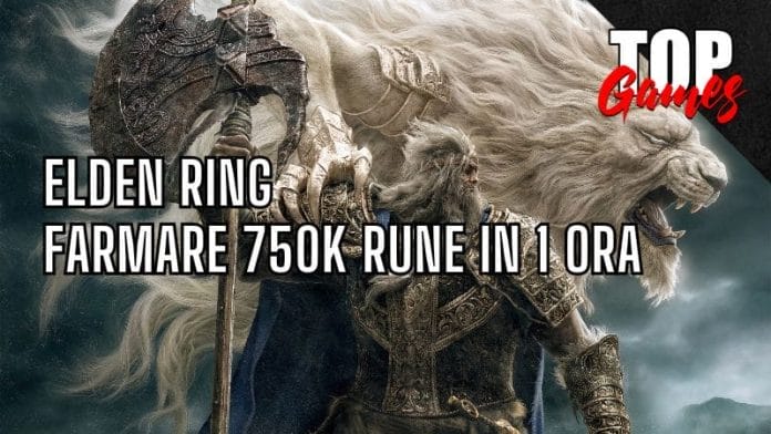 Elden Ring FARM di RUNE da 750k in 1 ora copertina top games italia