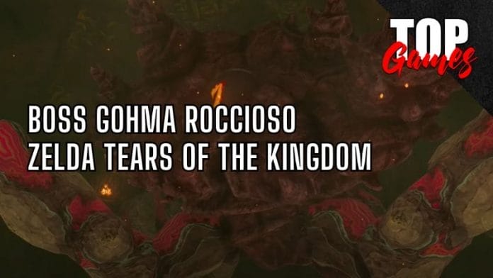 boss gohma roccioso zelda tears of the kingdom copertina top games italia